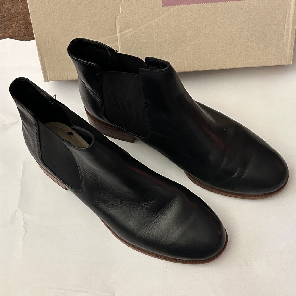 Clarks Black Ankle Boots